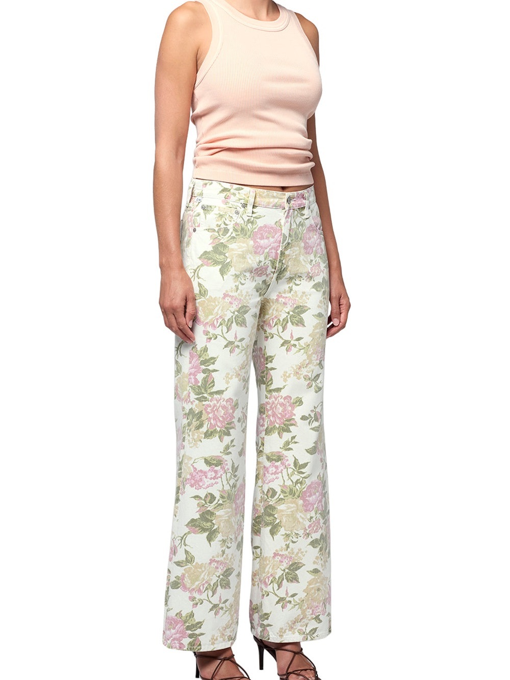 Kimberly 70’s Flare Jean - English Rose - Picture 3 of 8